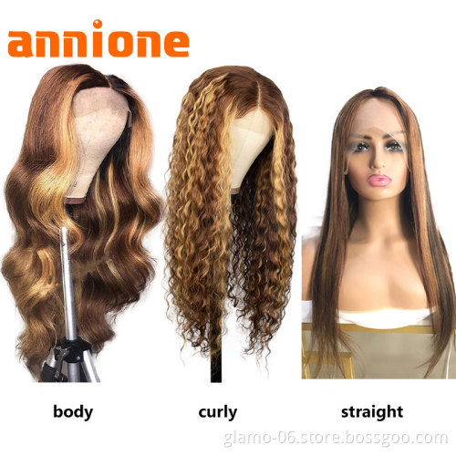 26 inch ombre  Virgin  Human Hair Lace Front Wigs,Cheap Wholesale Natural Human Hair Wigs For Black Women,Hd Lace Frontal Wig